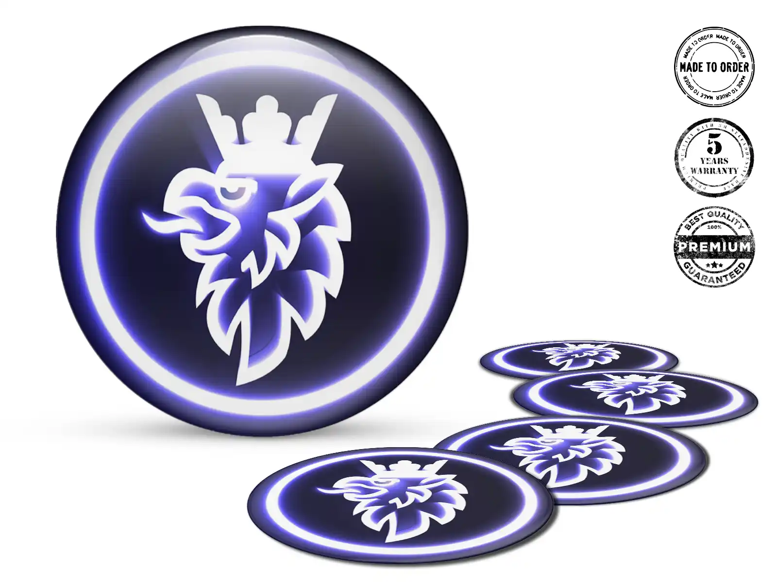 Saab Raddekal Design Individuelle Silikon-Badges